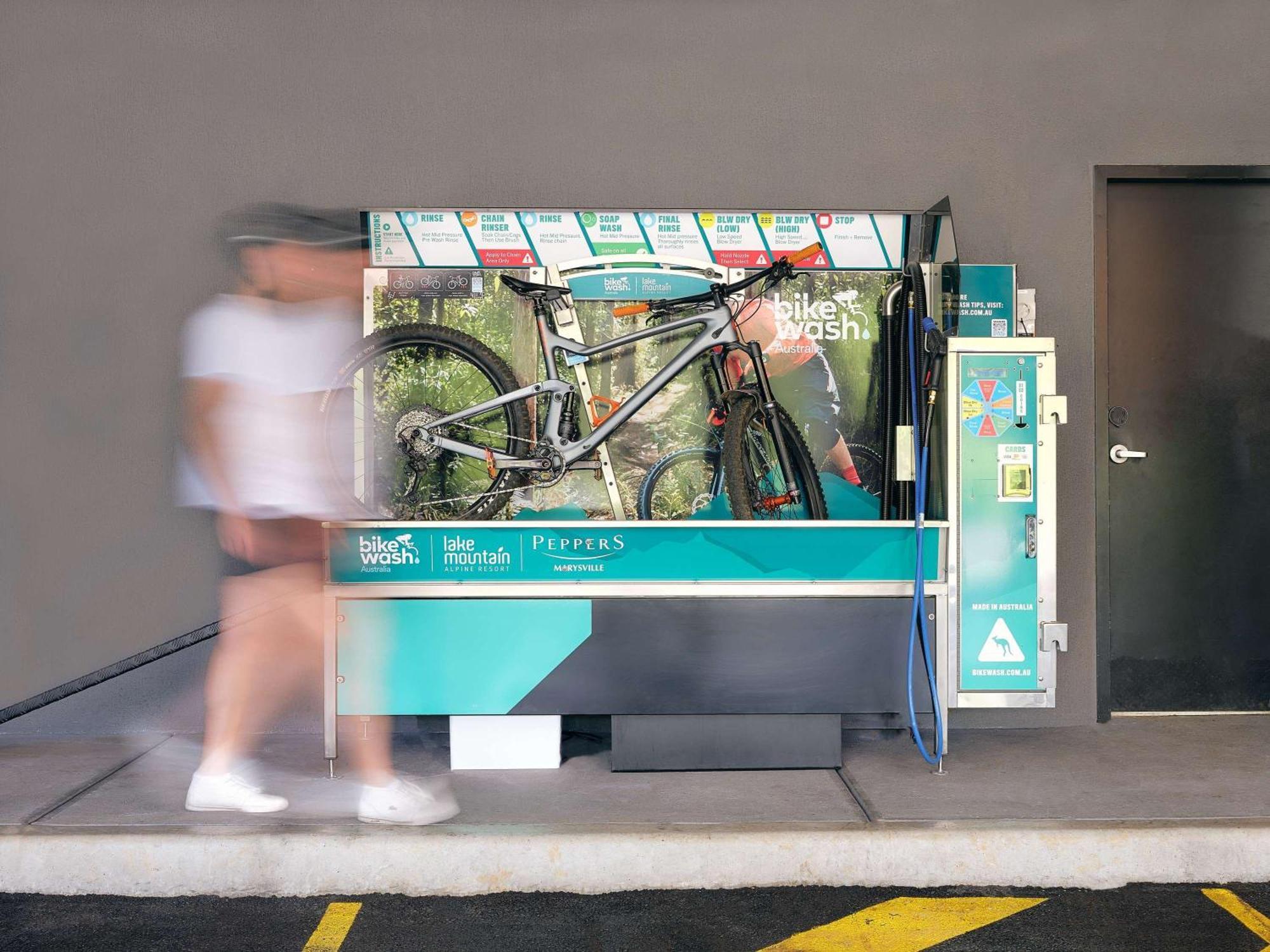 Peppers Мэрисвилл Экстерьер фото A bike wash station in the United States